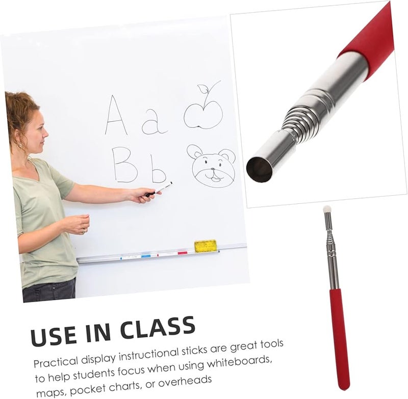 Extendable 1m Red Teaching Pointer Stick For Reading Guide And Blackboard - Image 5